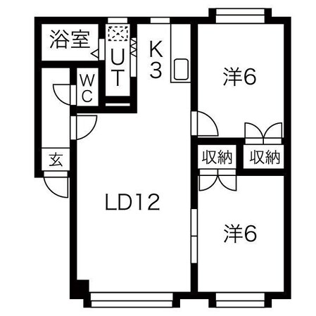 コニパルＤの物件間取画像